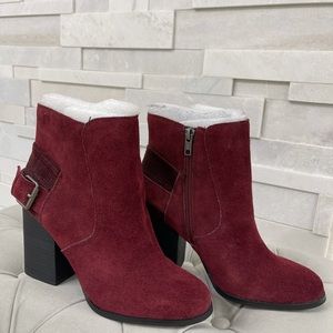 Leather booties.